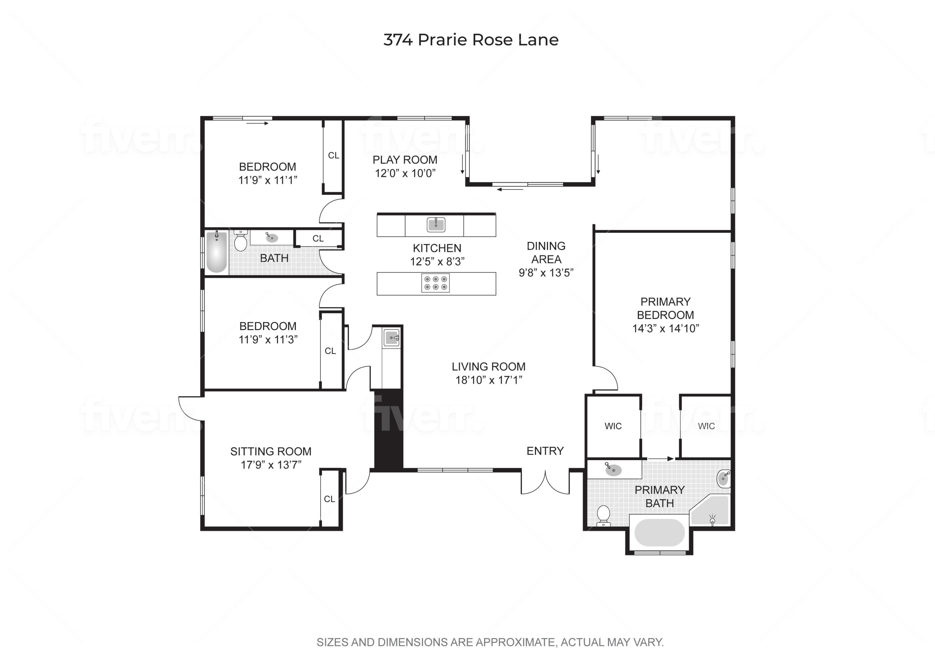 374 Prairie Rose Lane Boca Raton, FL 33487 - Photo 56 of 56 Floor Plan