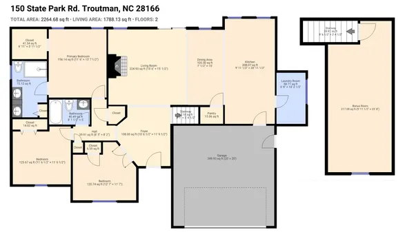 $2,250 | 150 State Park Road, Troutman, NC 28166