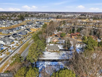 an aerial view of a city with lots of residential buildings