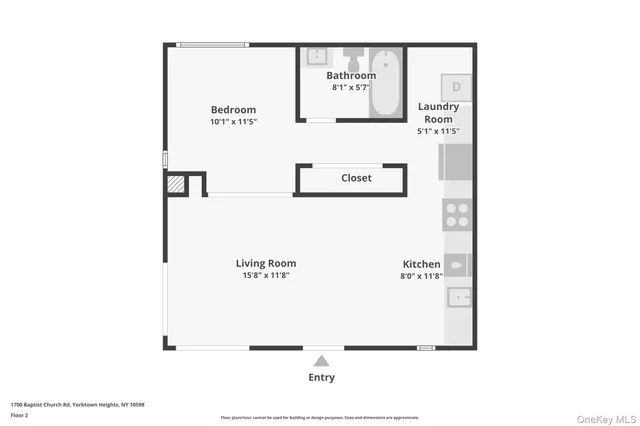 $2,600 | 1700 Baptist Church Road, Unit COTTAGE, Yorktown Heights, NY 10598