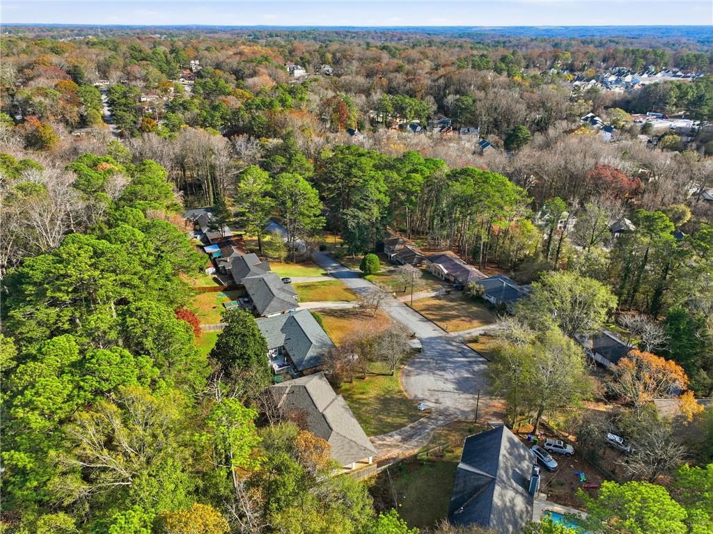 1136 Powell Court Southeast Atlanta, GA 30316 - Photo 30 of 33 an aerial view of residential houses with outdoor space