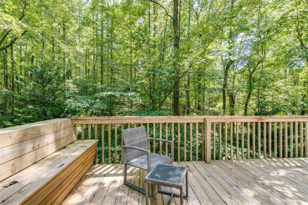 2219 Harper Drive Villa Rica, GA 30180 - Photo 23 of 25 a view of balcony with wooden floor and outdoor seating