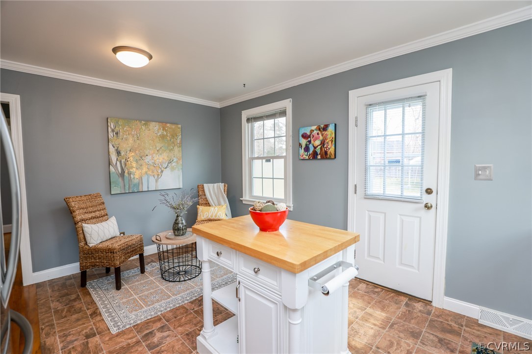 6706 Bethlehem Road Richmond, VA 23230 - Photo 8 of 27 Butcher block kitchen island with extra storge