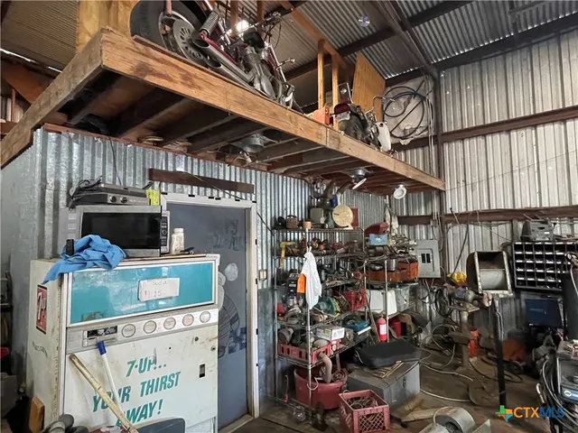 a view of storage and utility room