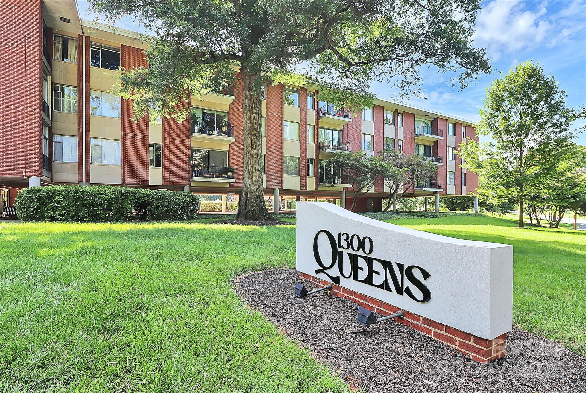 a sign on the side of the building