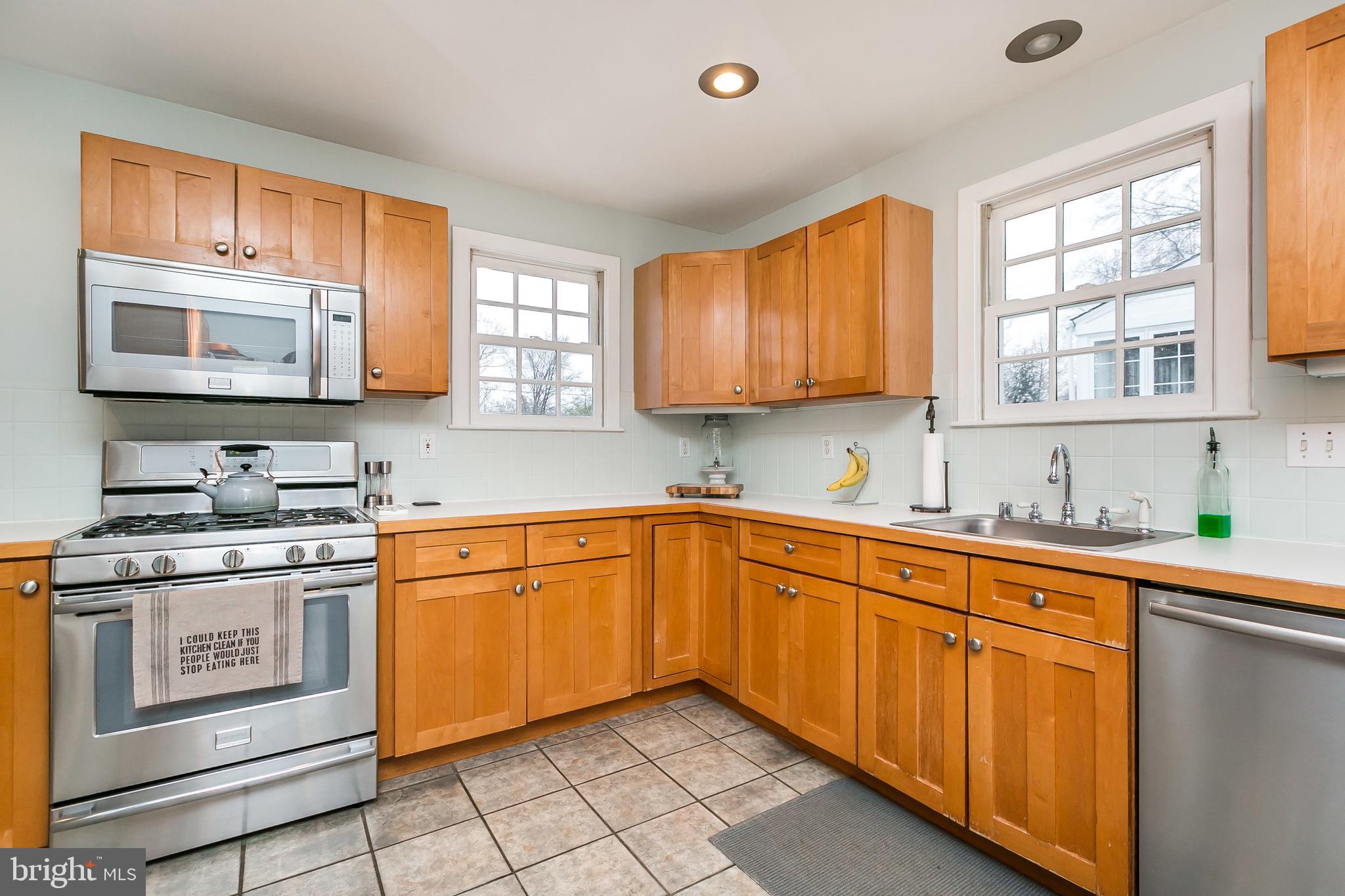 317 Tunbridge Road Baltimore, MD 21212 - Photo 16 of 42 The kitchen features stainless steel appliances.