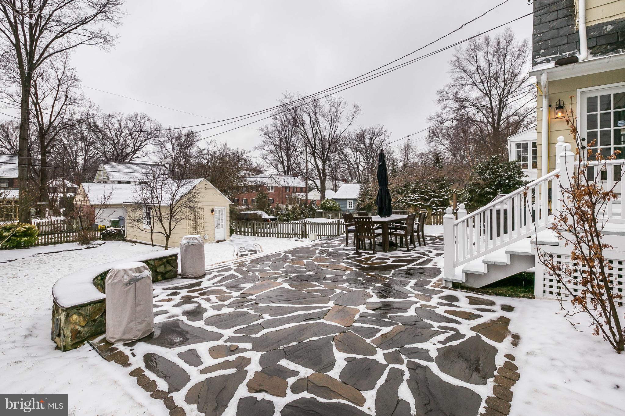 317 Tunbridge Road Baltimore, MD 21212 - Photo 32 of 42 The rear stone patio is perfect for entertaining
