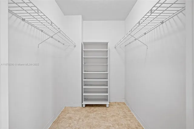 a view of walk in closet
