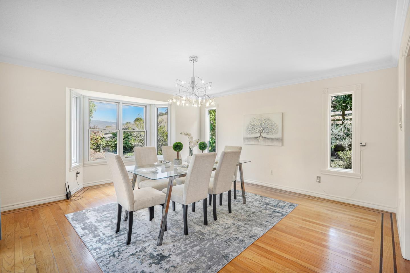1245 Day Road Gilroy, CA 95020 - Photo 15 of 55 a view of a dining room with furniture window and wooden floor