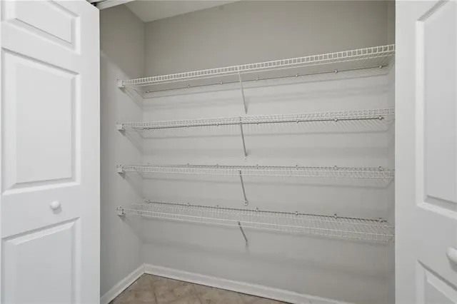 a view of a closet