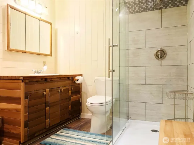 a bathroom with a sink and a toilet