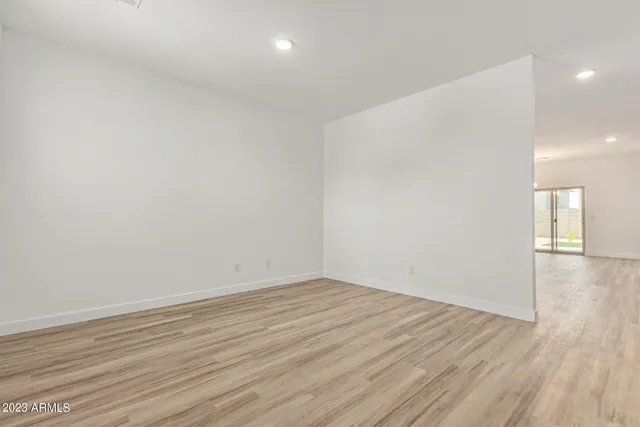 wooden floor in a room