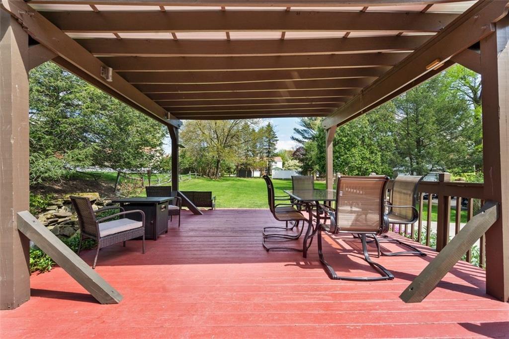 424 Thompson Run Road Pittsburgh, PA 15237 - Photo 24 of 31 a patio with yard glass top table and chairs