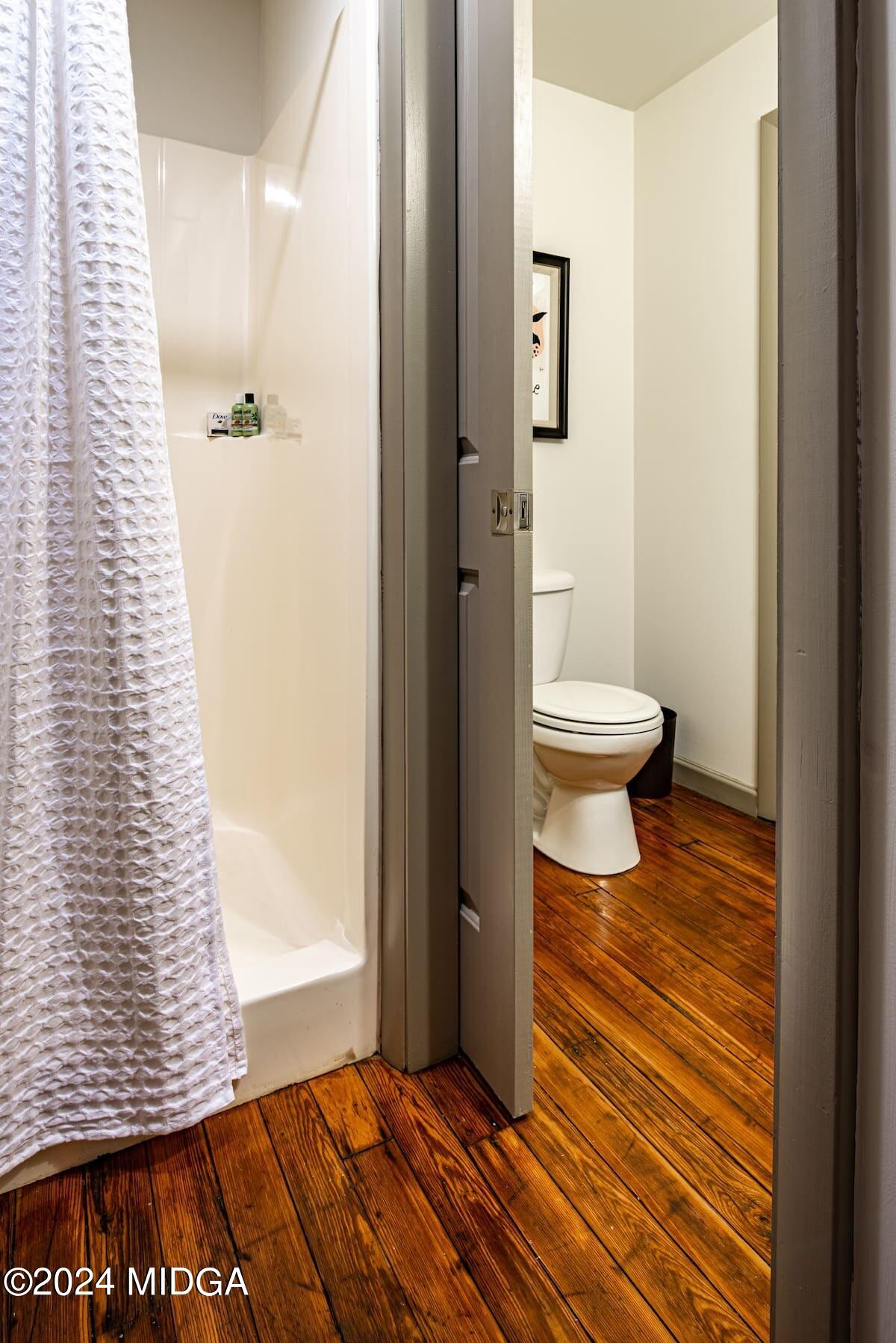 617 Cherry Street, Unit C Macon, GA 31201 - Photo 10 of 10 a view of a bathroom with a toilet