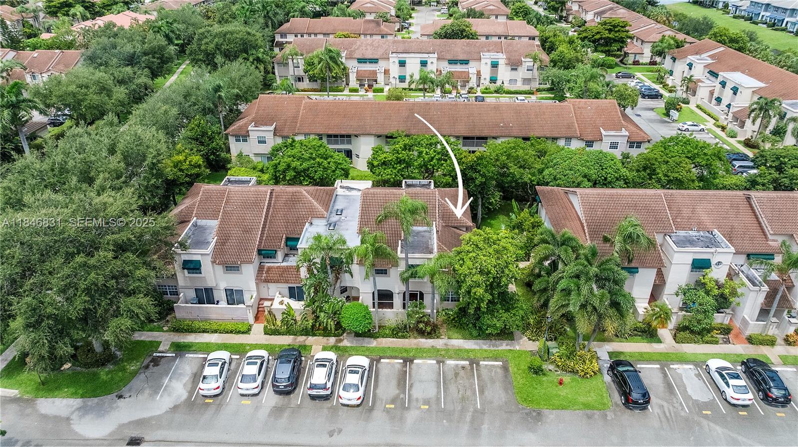 6603 Via Regina, Unit 50 Boca Raton, FL 33433 - Photo 34 of 48 an aerial view of a house