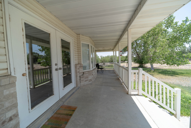 190 600 North Ferron, UT 84523 - Photo 63 of 85 Covered porch with french doors