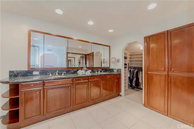 a view of an empty room with glass door