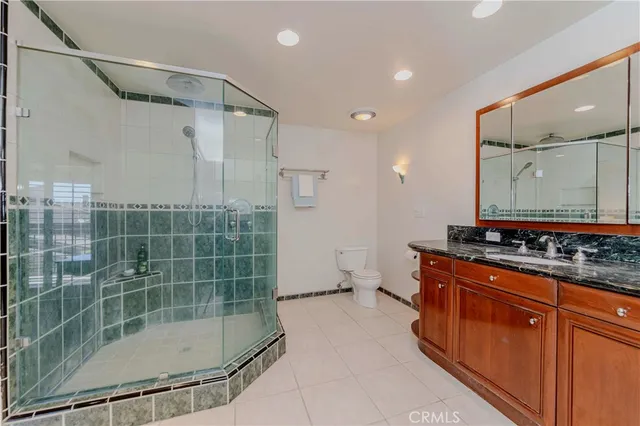 a view of an empty room with stairs