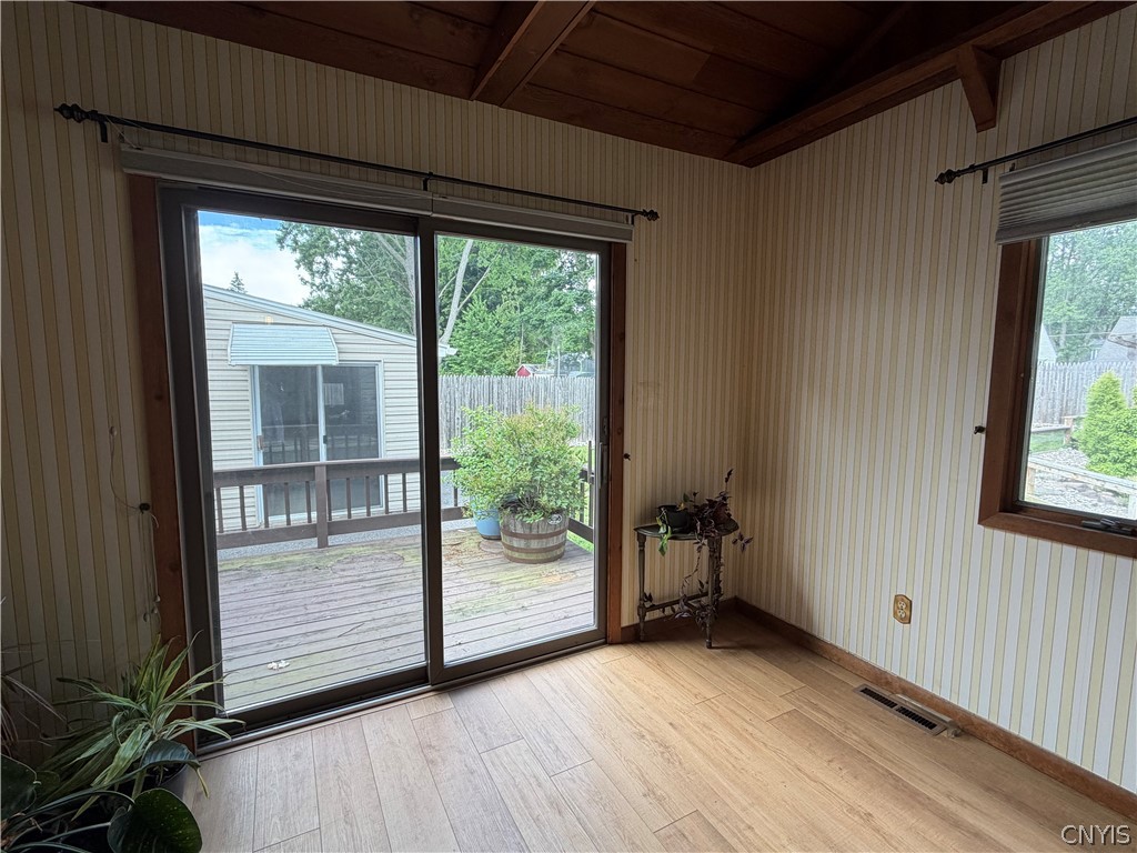 108 Castle Road Clay, NY 13212 - Photo 19 of 48 Sliding glass doors to the back deck