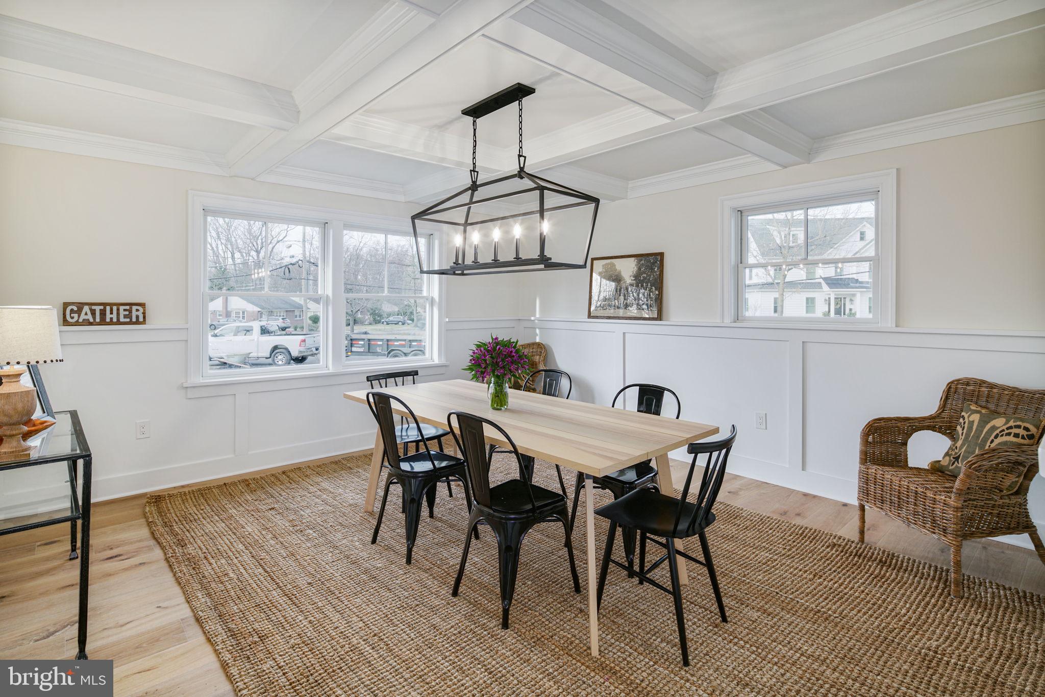 745 Cedar Avenue Haddonfield, NJ 08033 - Photo 12 of 55 a view of a dining room with furniture window and wooden floor