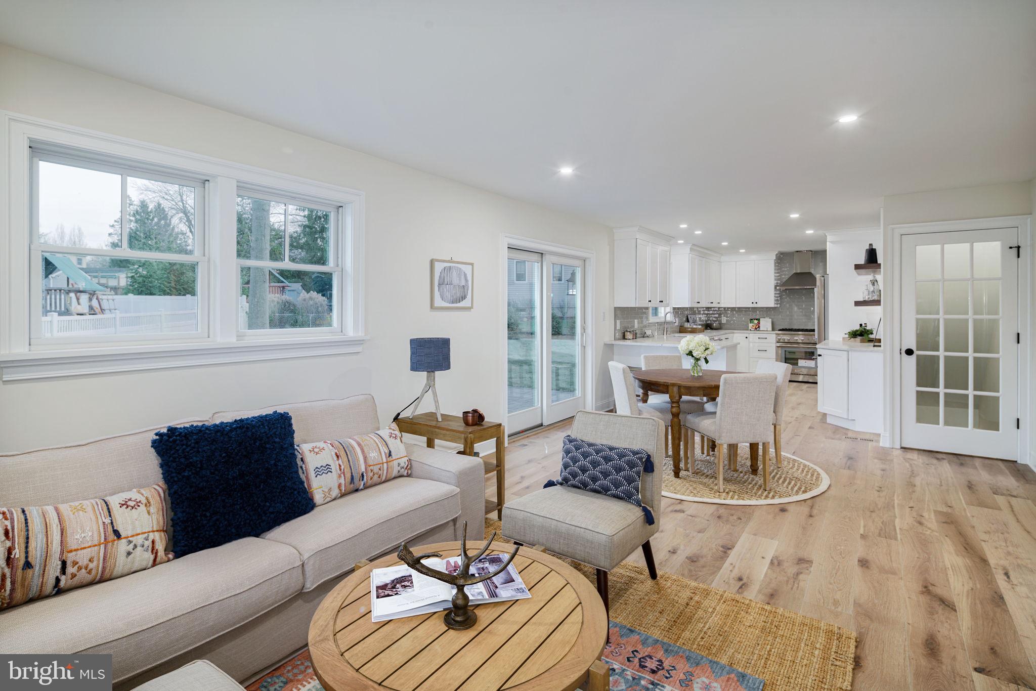 745 Cedar Avenue Haddonfield, NJ 08033 - Photo 23 of 55 a living room with furniture and a large window