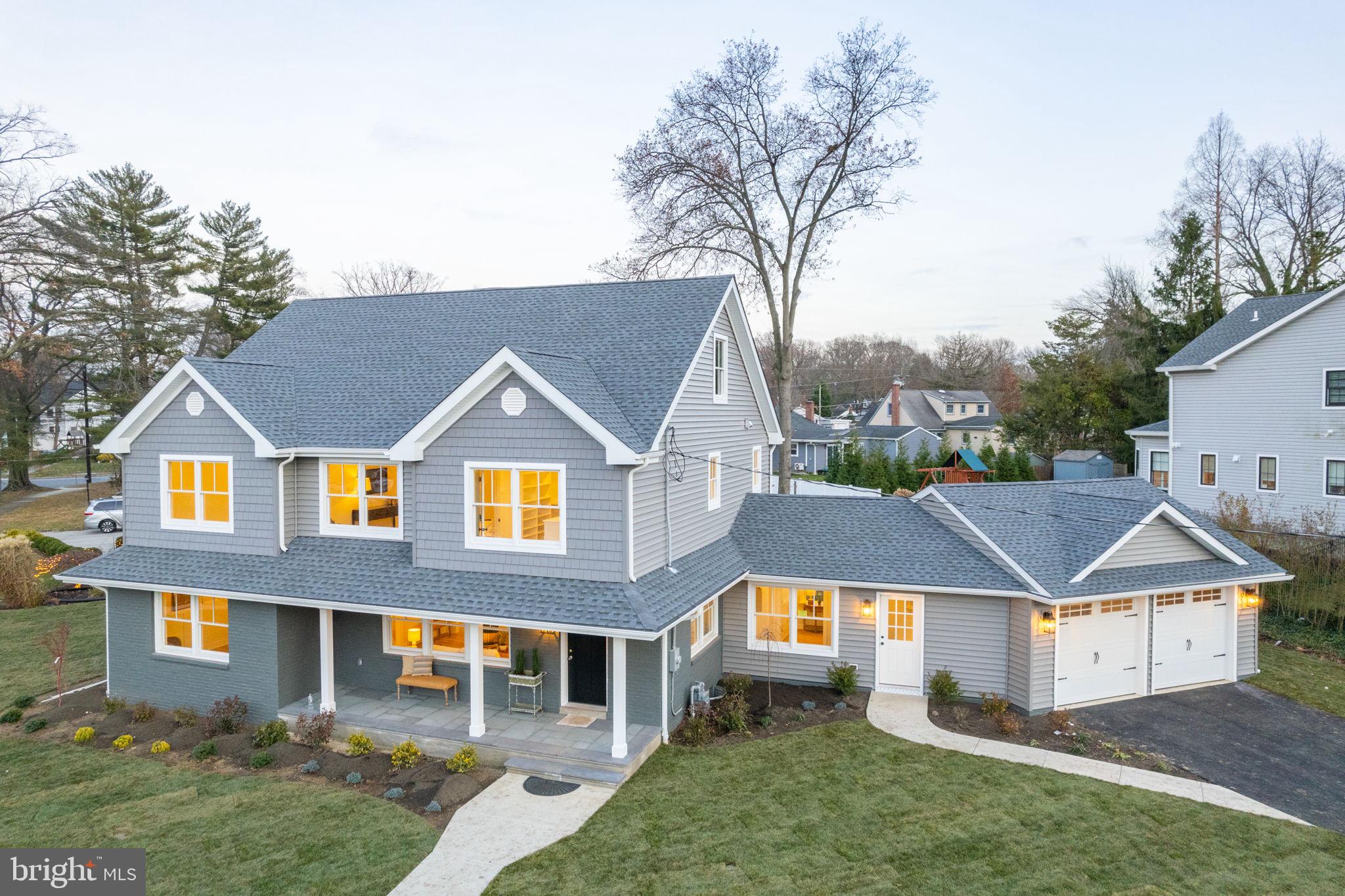 745 Cedar Avenue Haddonfield, NJ 08033 - Photo 4 of 55 a aerial view of a house next to a yard