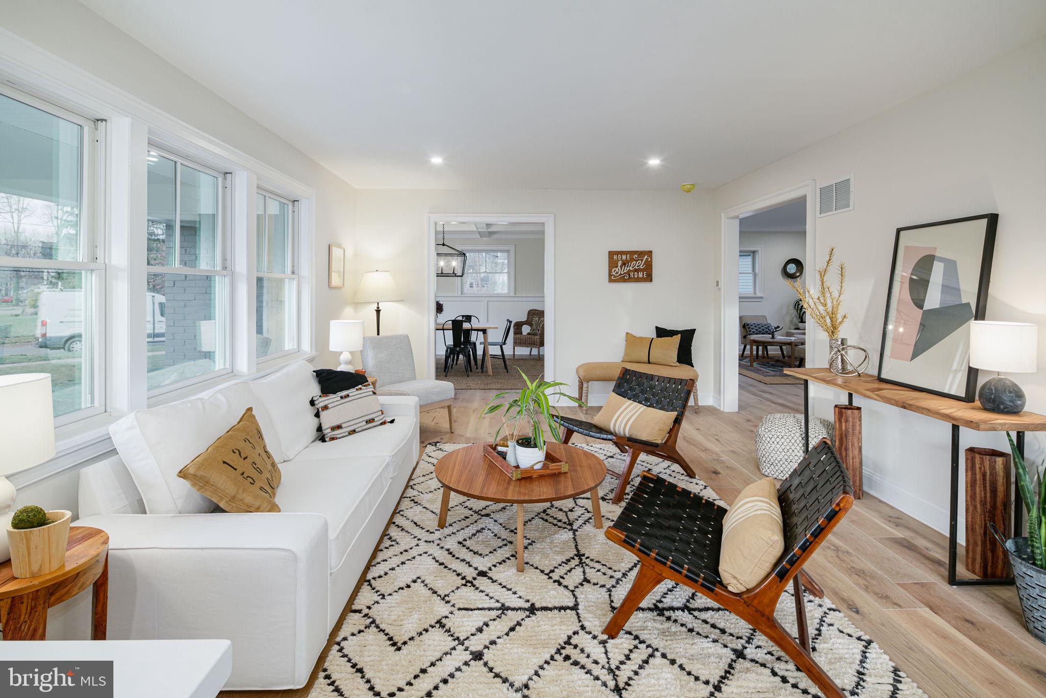 745 Cedar Avenue Haddonfield, NJ 08033 - Photo 9 of 55 a living room with furniture and a wooden floor