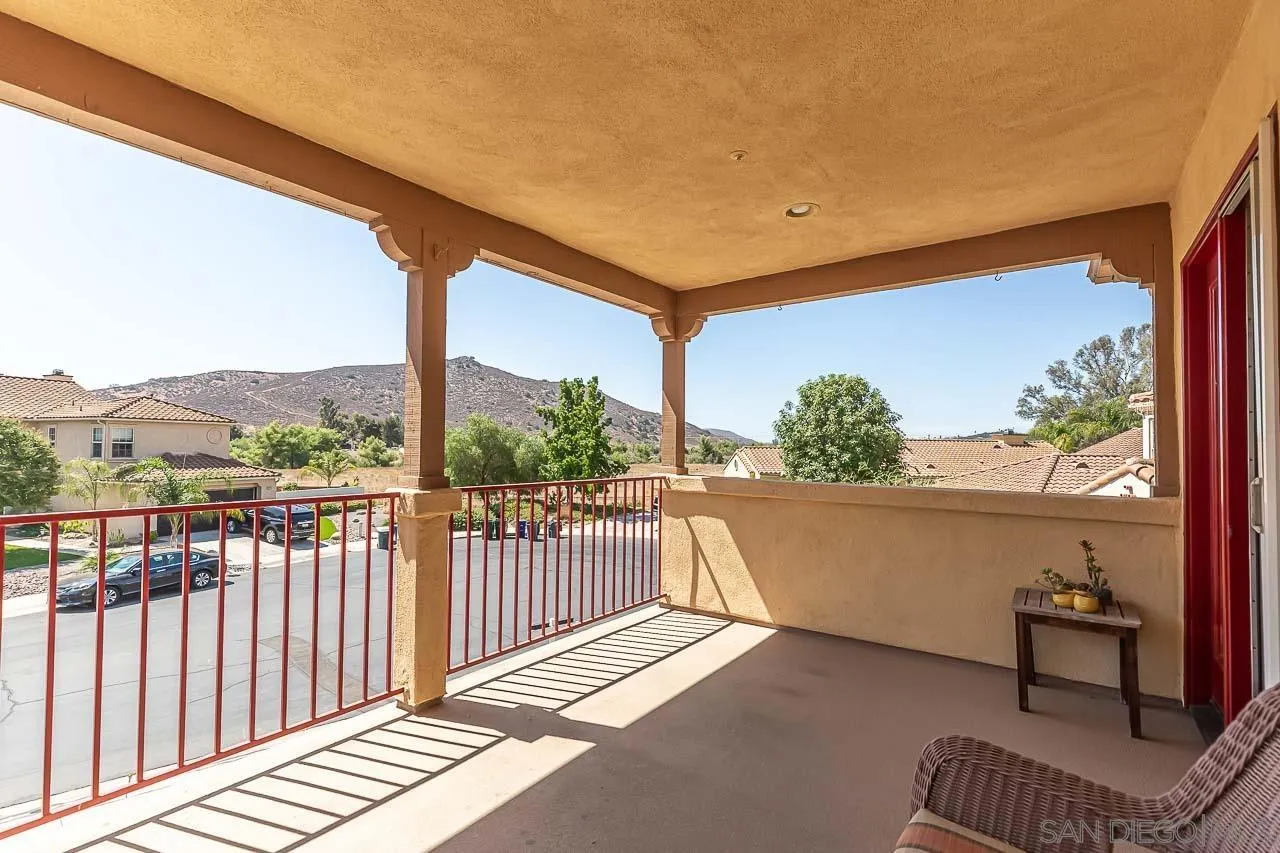 2477 Fallbrook Place Escondido, CA 92027 - Photo 24 of 28 a view of a balcony with chairs