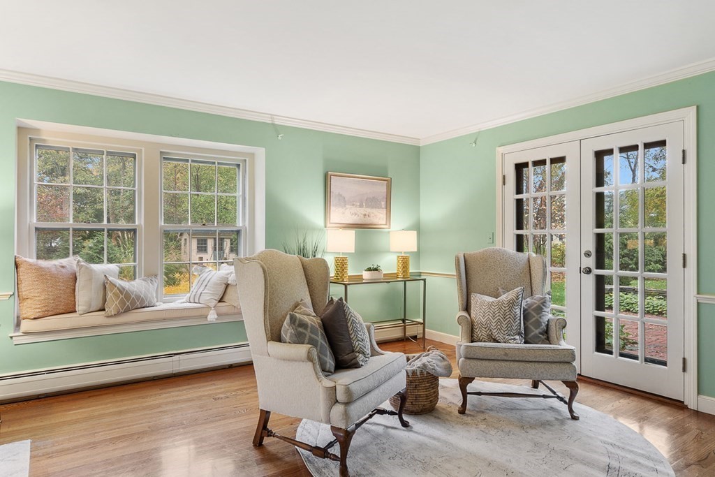34 Barretts Mill Road Concord, MA 01742 - Photo 6 of 40 a living room with furniture and windows