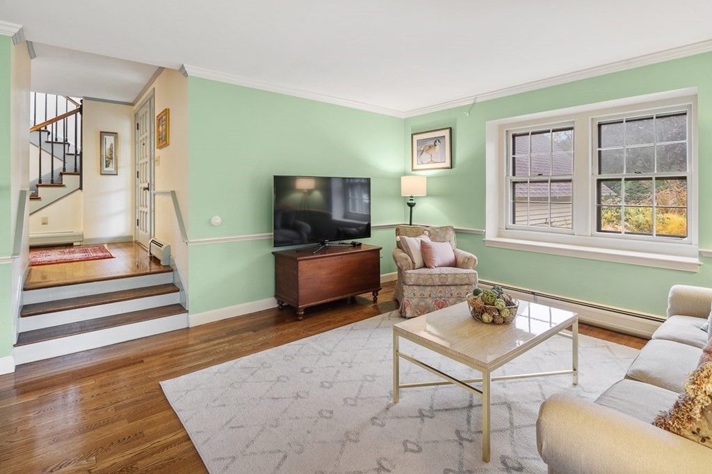 34 Barretts Mill Road Concord, MA 01742 - Photo 7 of 40 a living room with furniture and a flat screen tv