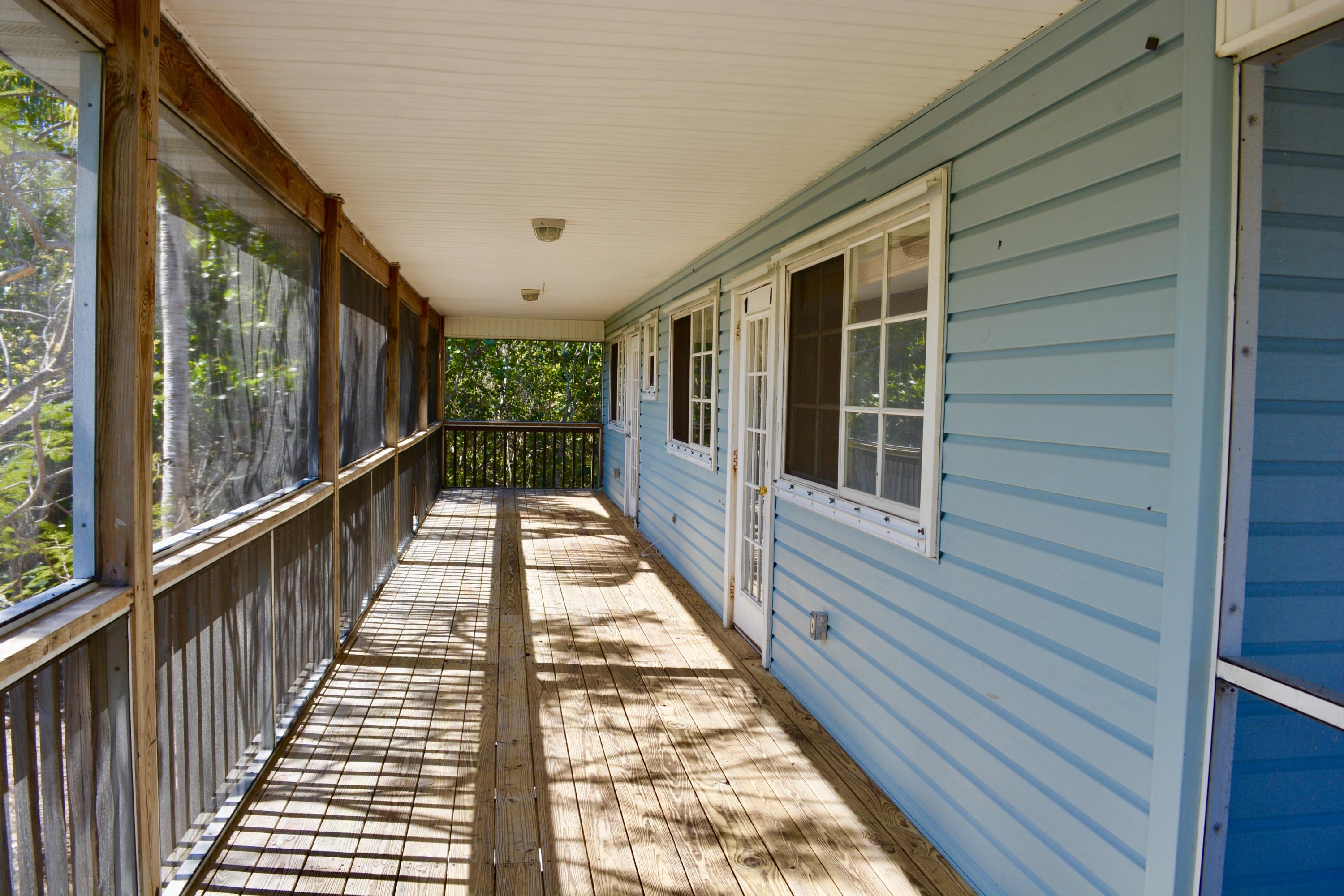 3863 George Road Big Pine Key, FL 33043 - Photo 17 of 42 Large Covered Porch