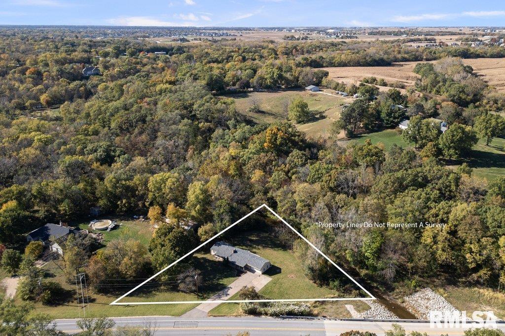 18378 Wells Ferry Road Bettendorf, IA 52722 - Photo 2 of 35 an aerial view of house with yard