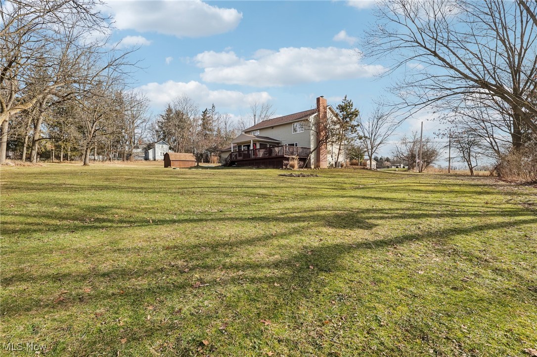3530 State Road Medina, OH 44256 - Photo 35 of 47 View of yard with a wooden deck
