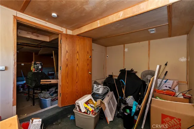 a room with furniture