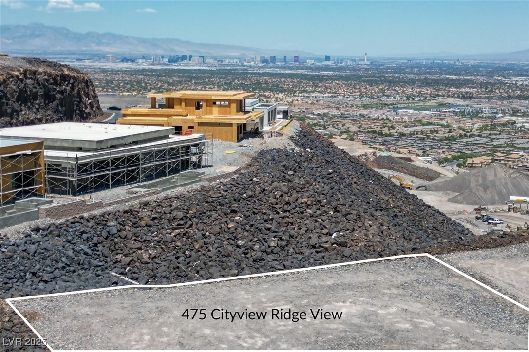 475 Cityview Ridge Drive Henderson, NV 89012 - Photo 11 of 28 View of urban area featuring property boundaries highlighted and a mountain backdrop