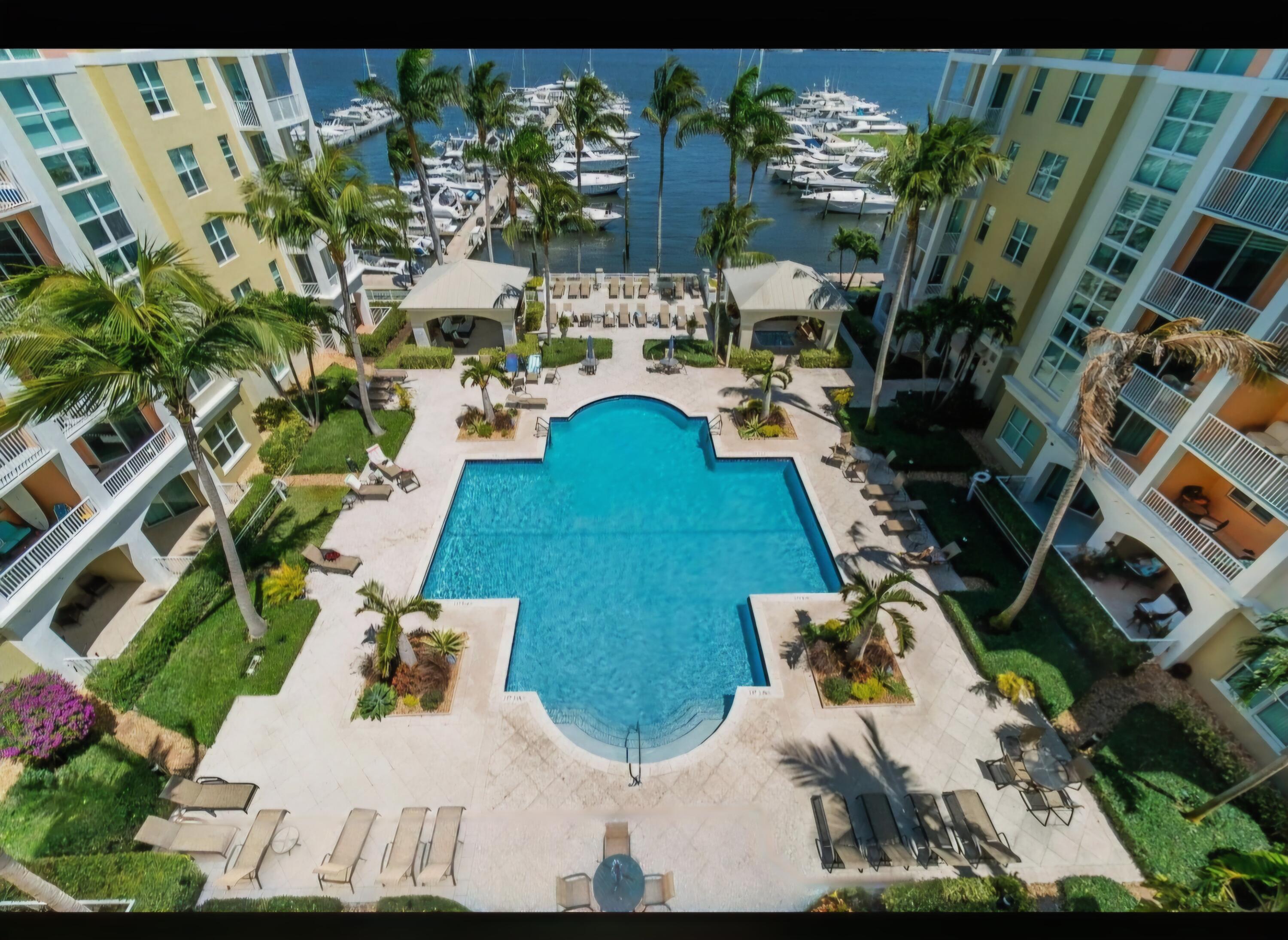 804 East Windward Way, Unit 103 Lantana, FL 33462 - Photo 22 of 29 +Pool on the Intracoastal