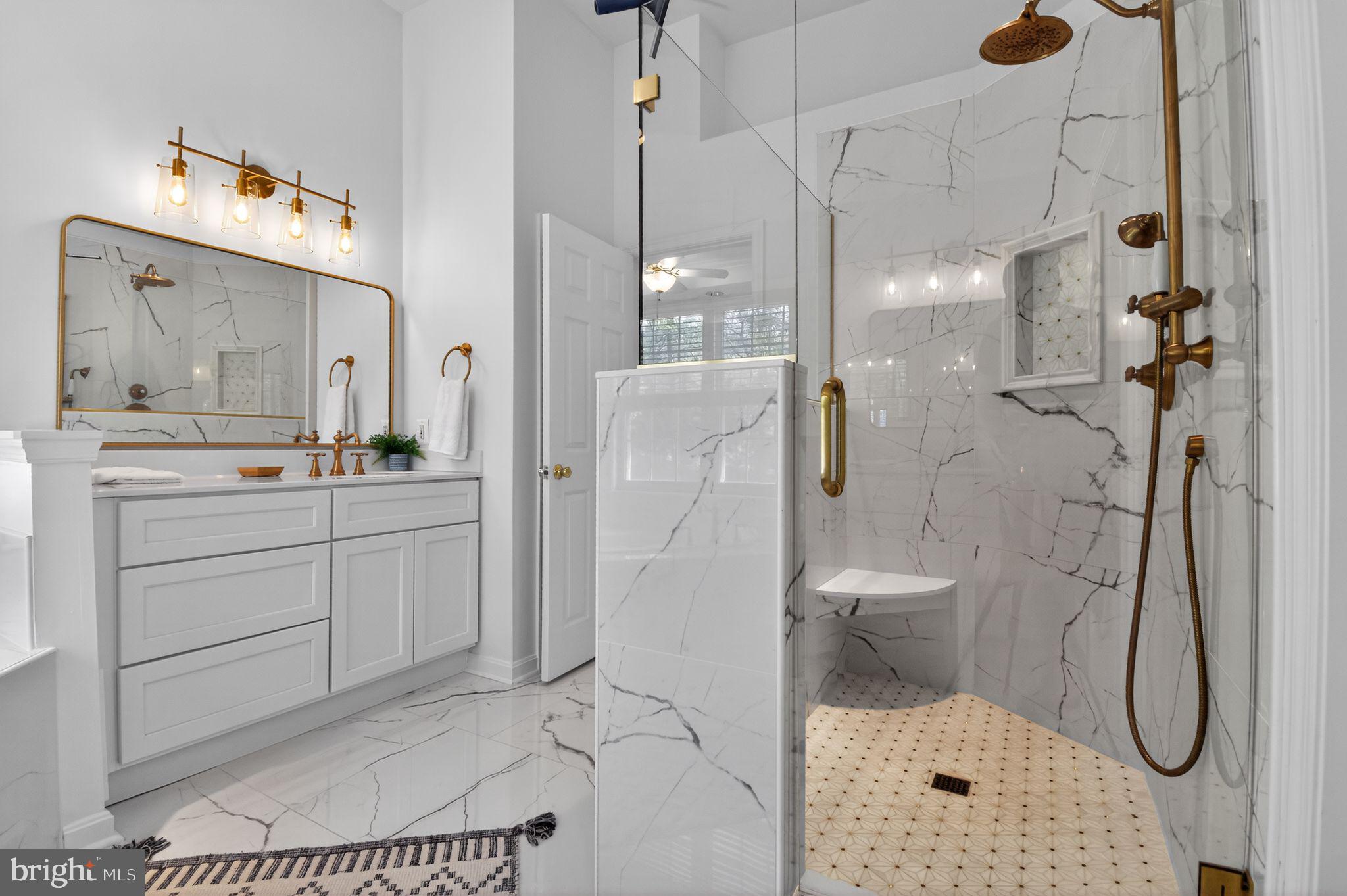 90 Oxford Way Huntingtown, MD 20639 - Photo 21 of 32 a bathroom with a shower toilet and sink