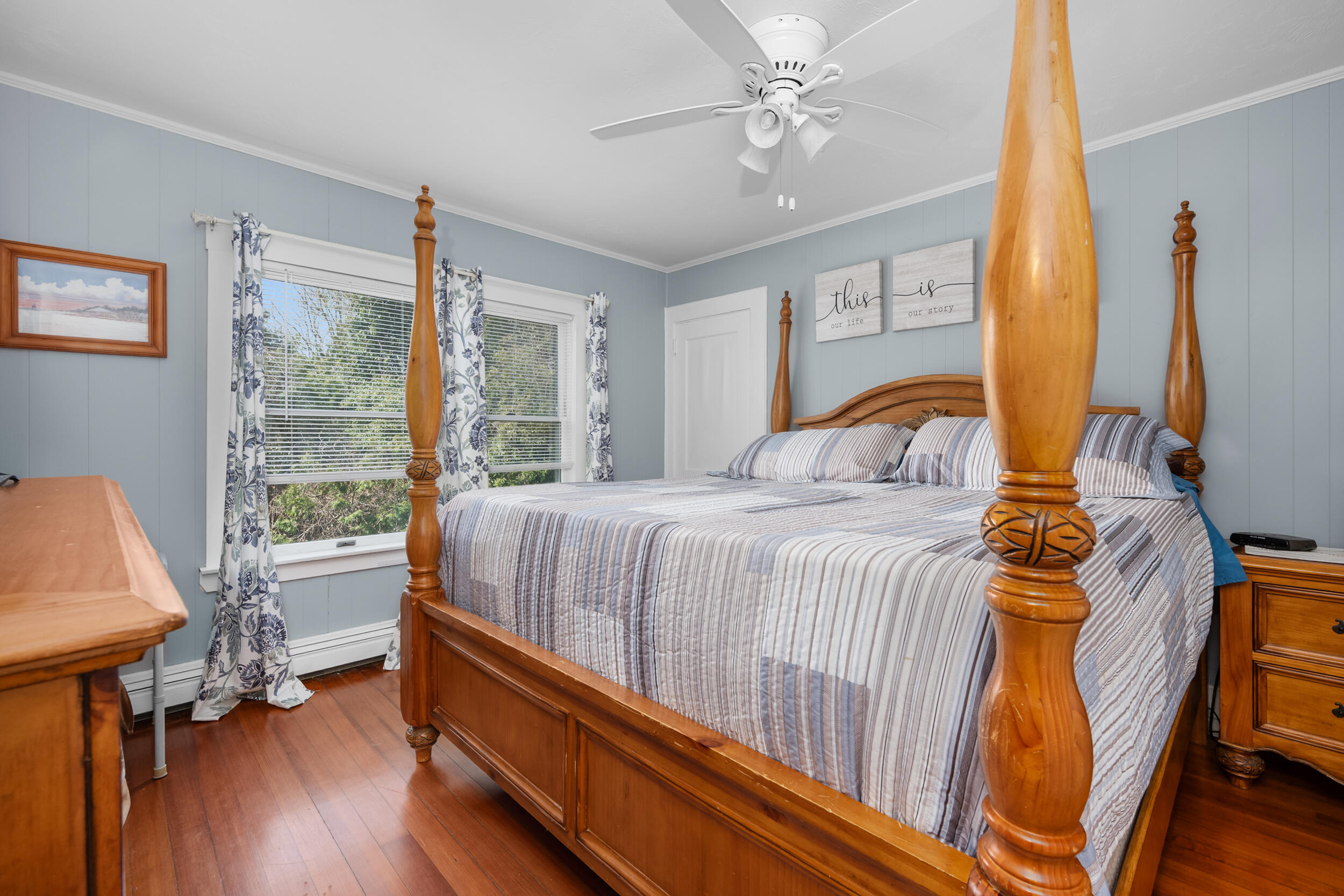 27 Head Of The Bay Road Buzzards Bay, MA 02532 - Photo 16 of 43 a bedroom with a bed and wooden floor