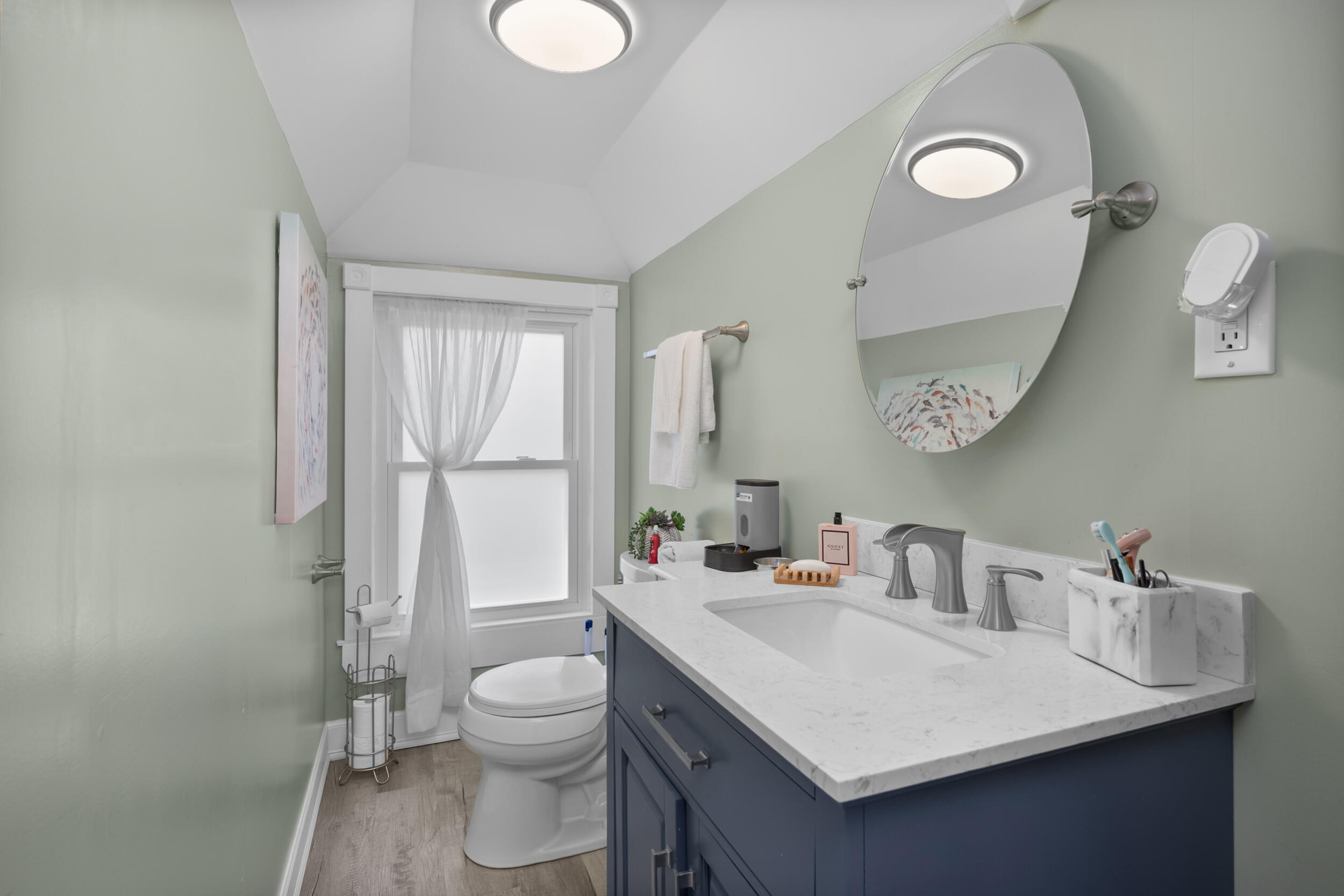 27 Head Of The Bay Road Buzzards Bay, MA 02532 - Photo 24 of 43 a bathroom with a sink toilet and shower