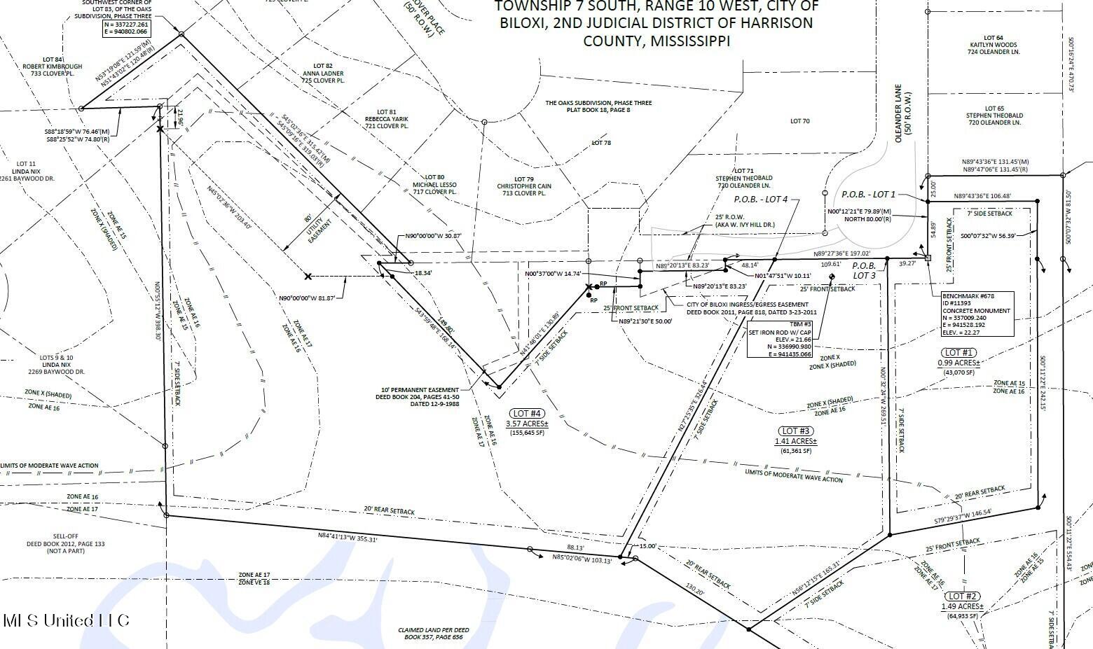 Oleander Lane Biloxi, MS 39532 - Photo 9 of 20 Survey