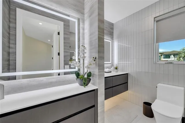 a view of city from a balcony