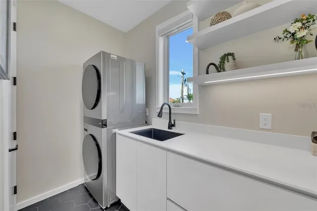 a view of a balcony with lake view and mountain view