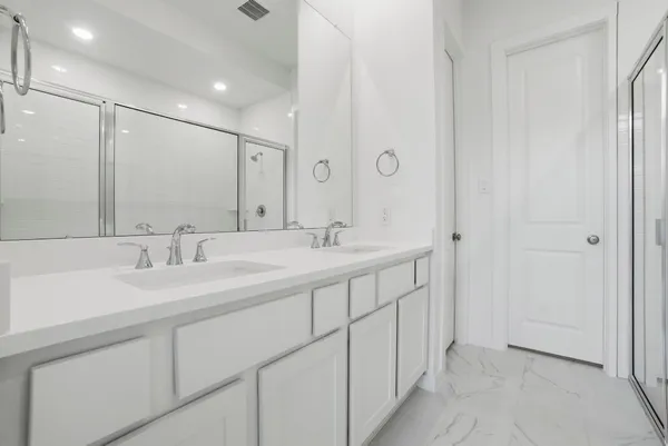 a view of bathroom with shower