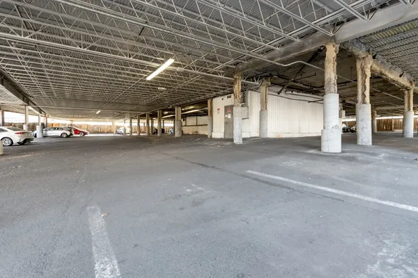 a view of a room with an empty space