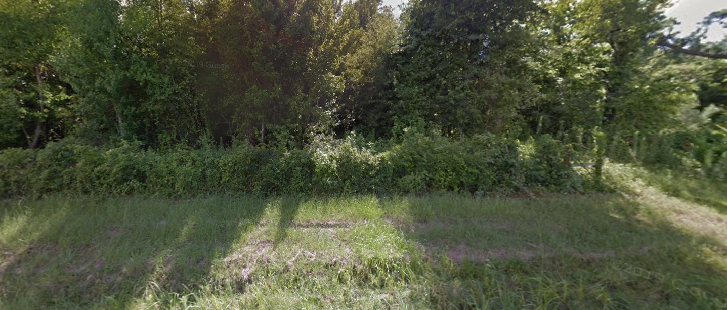 a view of a lake with green space