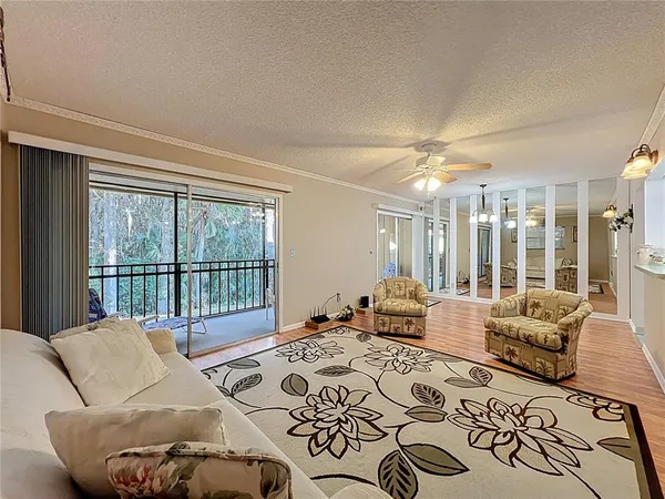 a very nice looking room with a large window