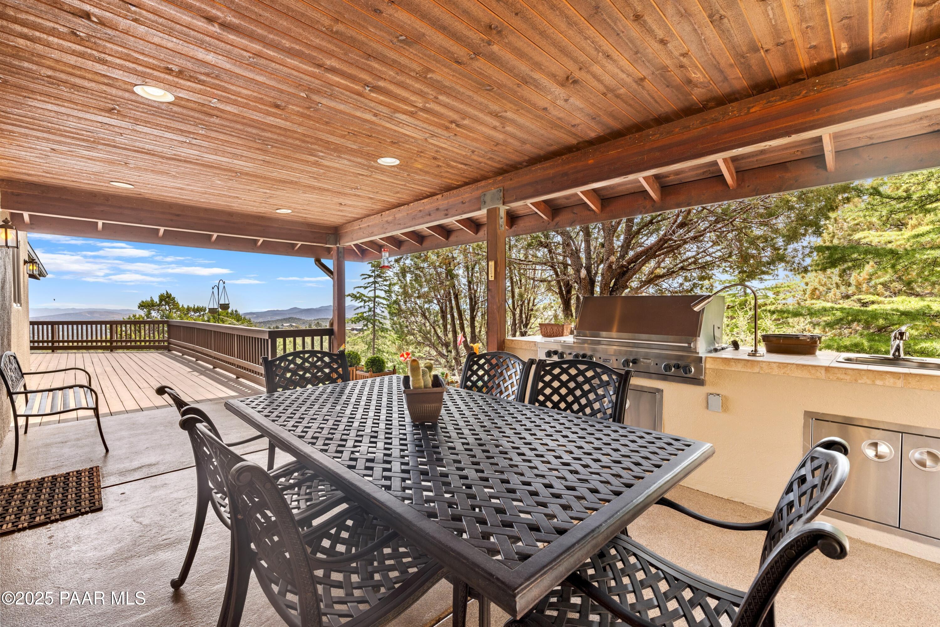 1515 North Happy Valley Road, Unit 5 01 AC Prescott, AZ 86305 - Photo 30 of 77 Covered Patio and BBQ