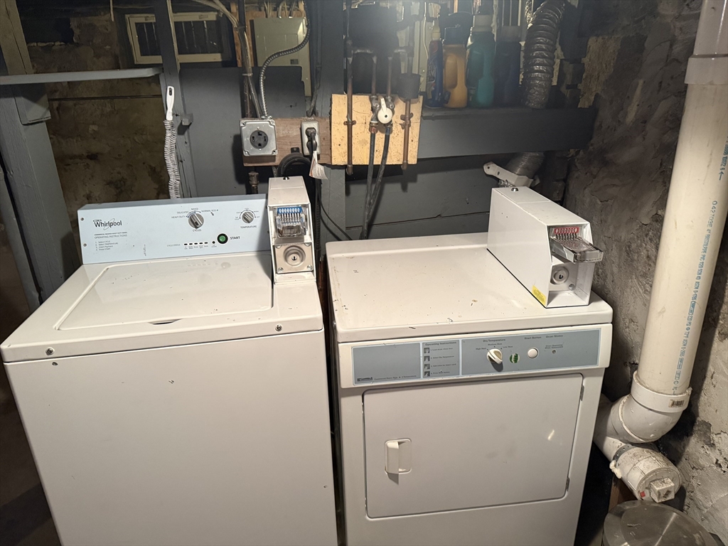 23 Myrtle Street, Unit 2 Quincy, MA 02171 - Photo 11 of 12 a utility room with dryer and washer