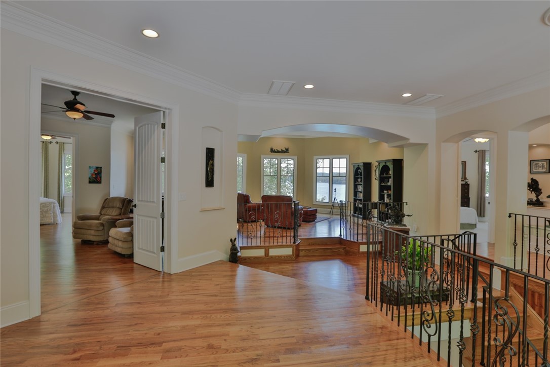 214 Wild Ginger Way Sunset, SC 29685 - Photo 22 of 49 Foyer with master on left, library ahead and 2nd s