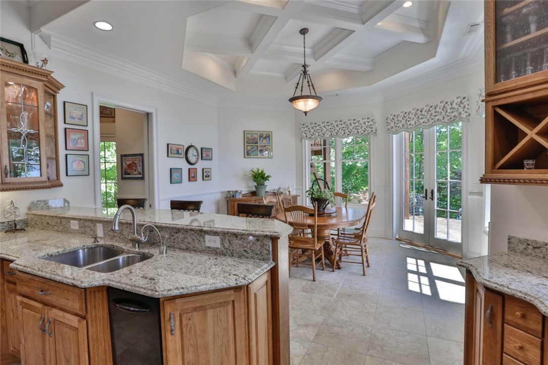 214 Wild Ginger Way Sunset, SC 29685 - Photo 24 of 49 Dining end of kitchen is bright and cheery